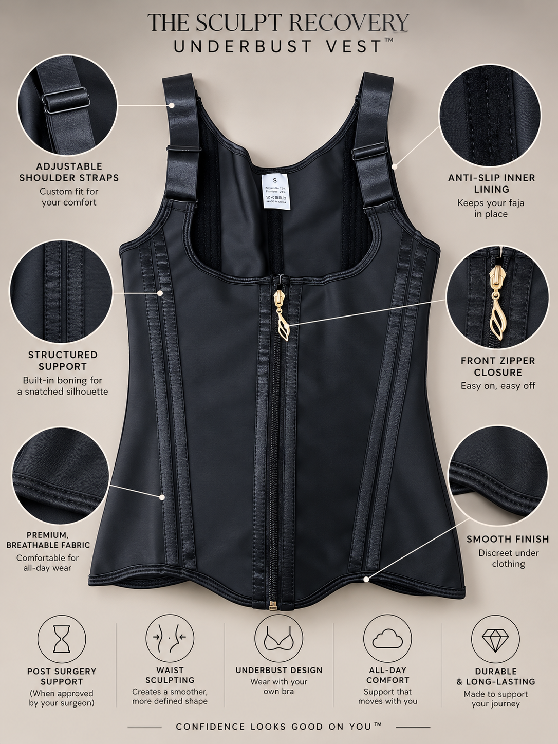 The Sculpt Recovery Underbust Vest™ image 2