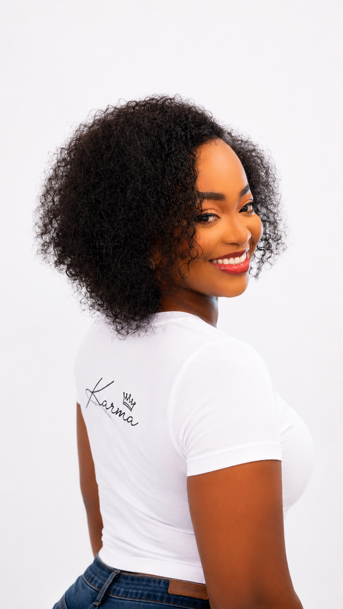 Full of Grace 10" Bohemian Curly Bob Wig | 100% Human Hair | 13×4 HD Lace Front | Glueless image 1