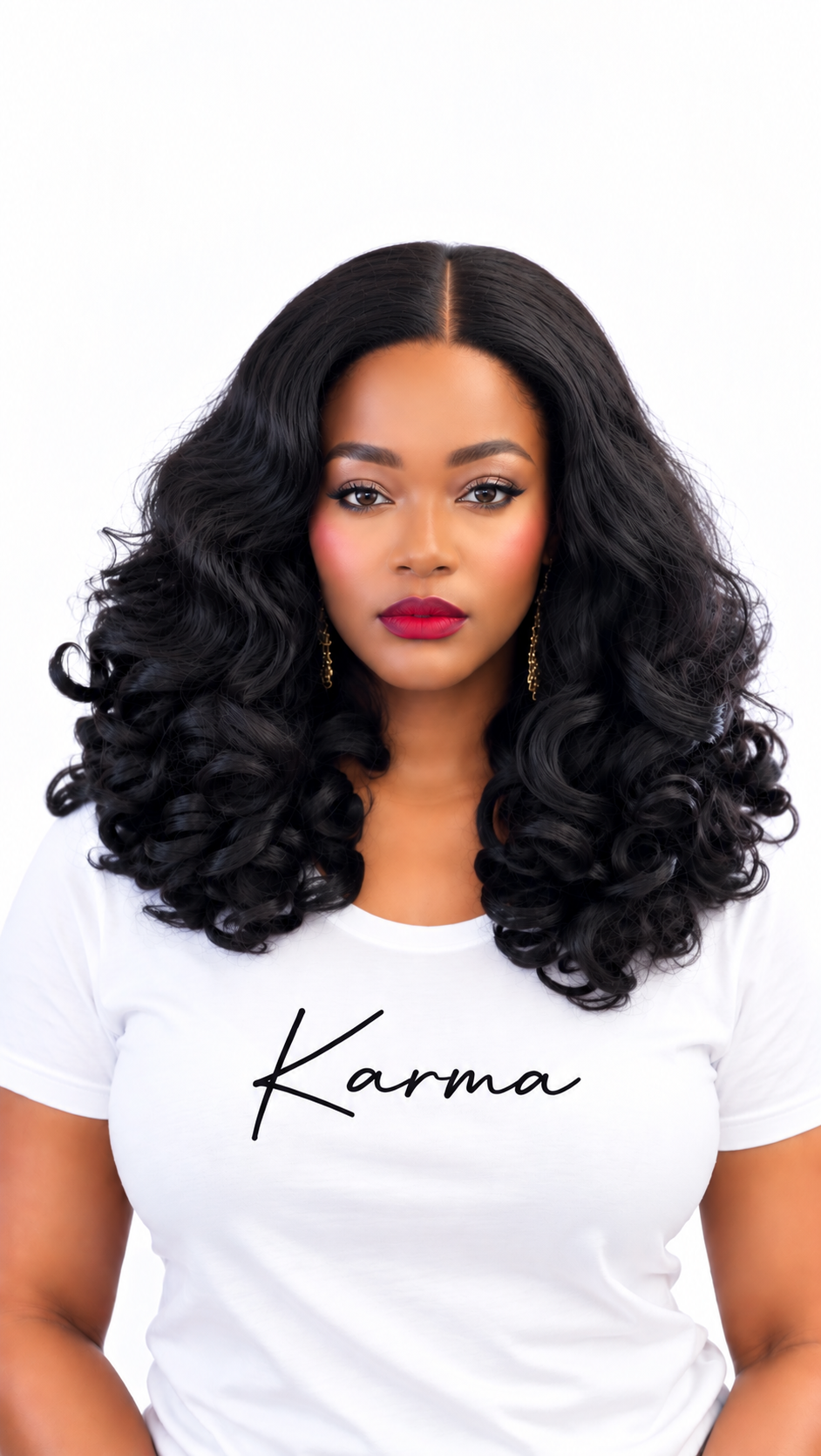 Voluminous Yaki Glam Wig | 16 Inches image 0