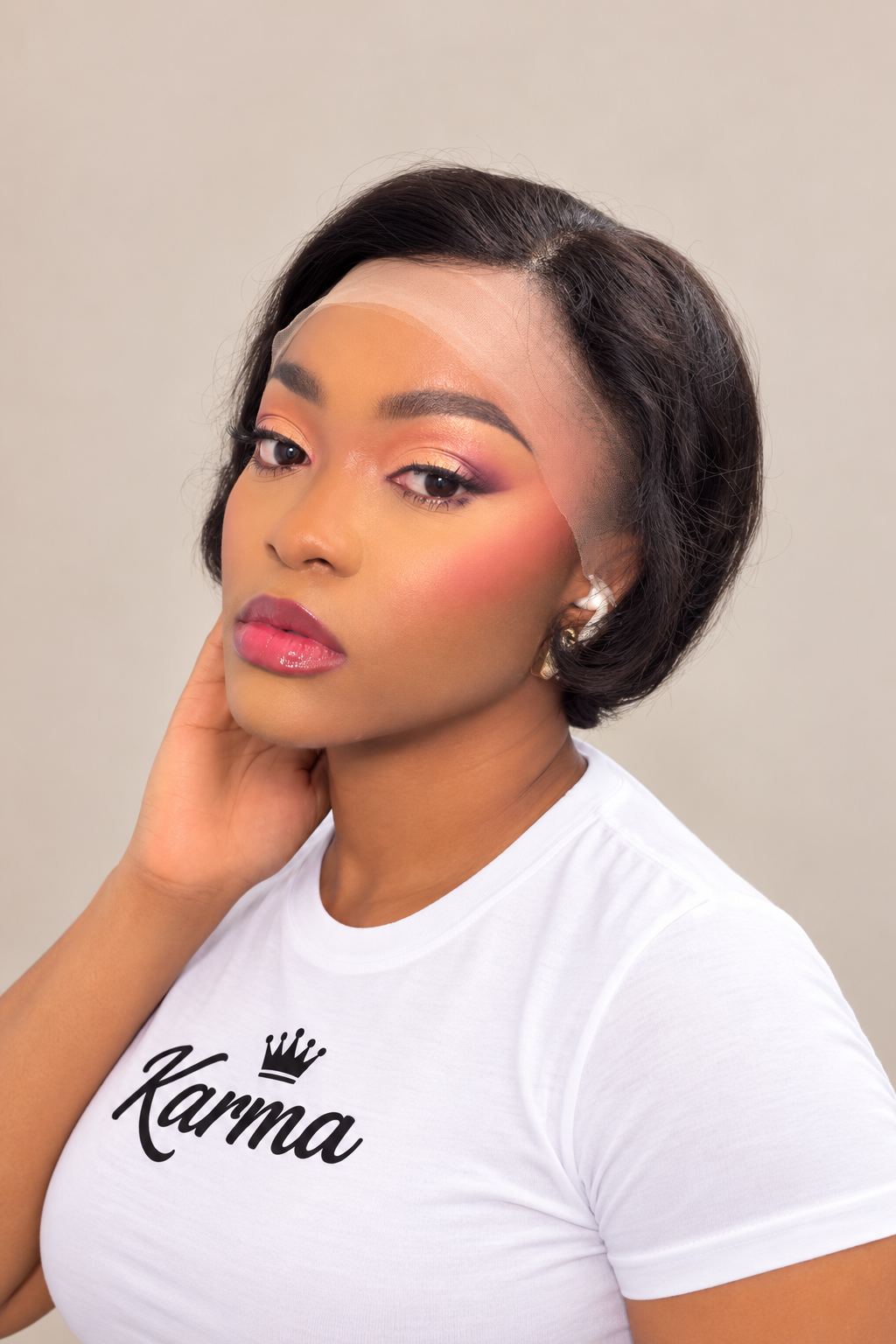 Poised | Afro Curly Pixie Cut Human Hair Wig | HD Lace Glueless Short Wig for Black Women image 3