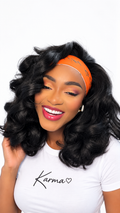 Rich Auntie - 16 inches Curly Headband Wig image 0