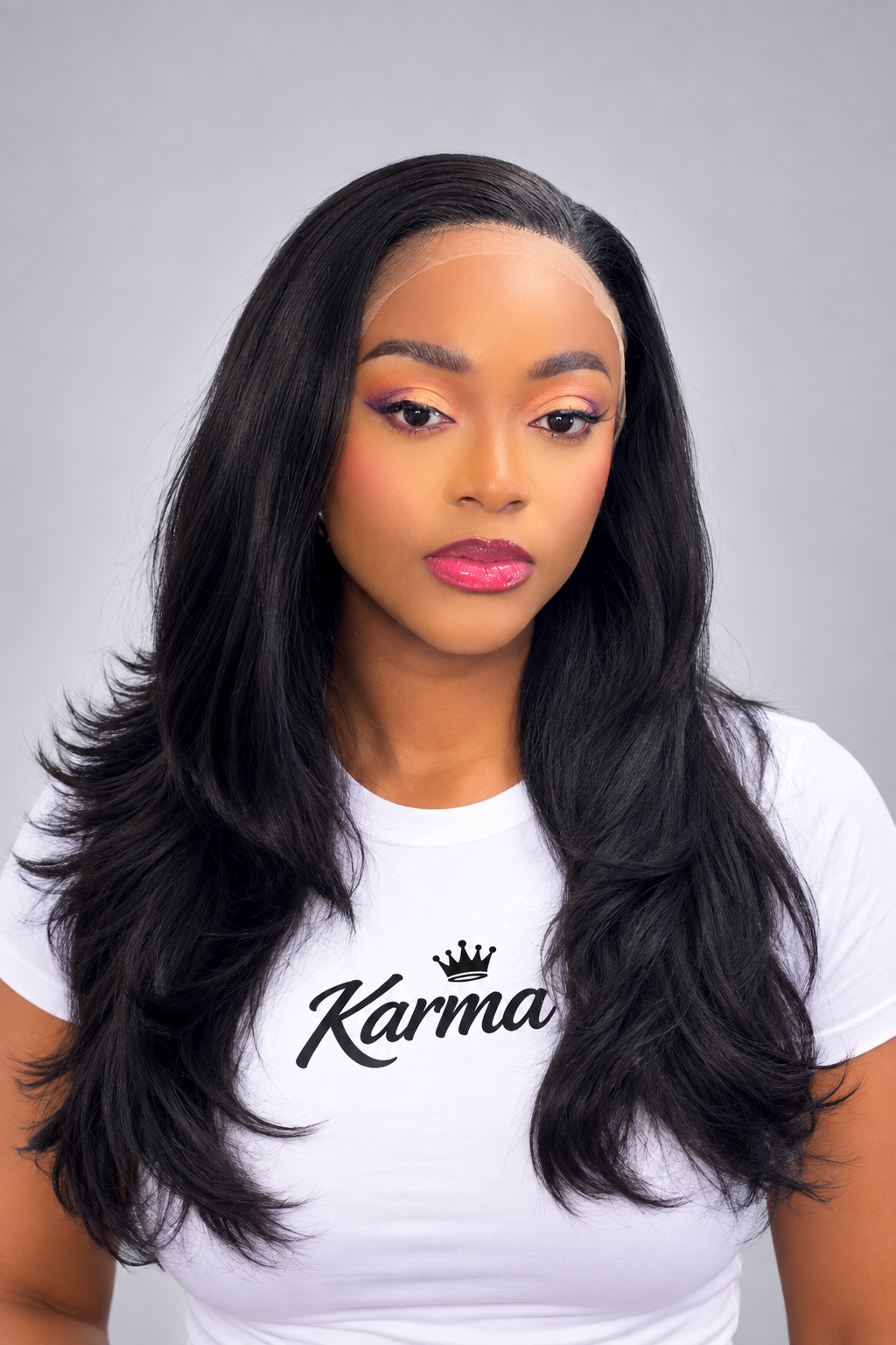 Thrive | Layered Body Wave 13×4 HD Human Hair Blend Lace Front Wig image 4