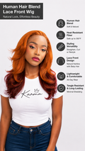 Flourish Human Hair Blend Wig, 13×4 HD Lace Body Wave Cut Blend, Glueless Wear & Go image 0