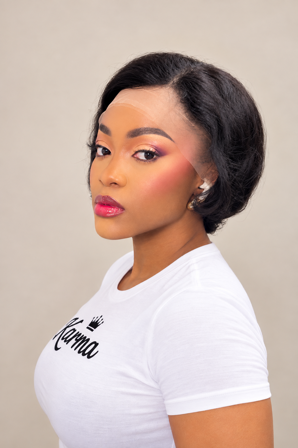 Poised | Afro Curly Pixie Cut Human Hair Wig | HD Lace Glueless Short Wig for Black Women image 1