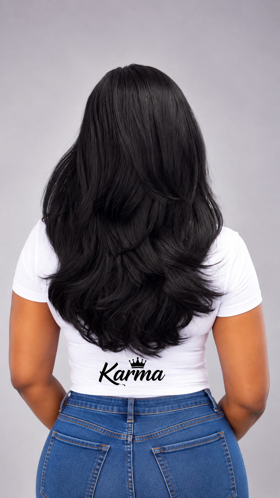 Thrive | Layered Body Wave 13×4 HD Human Hair Blend Lace Front Wig image 1