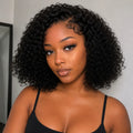Full of Grace 10" Bohemian Curly Bob Wig | 100% Human Hair | 13×4 HD Lace Front | Glueless image 0